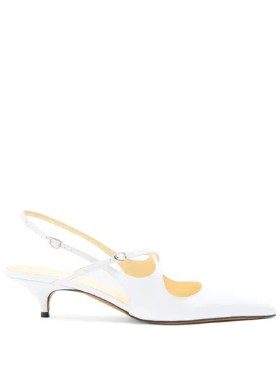 Proenza Schouler Slash Sandals In White