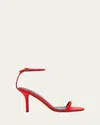 Proenza Schouler Slash Satin Ankle-strap Sandals