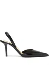 Proenza Schouler Slash Slingback Pumps In Black