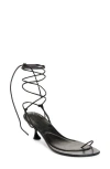 Proenza Schouler Slash Tie Kitten Heel Sandal