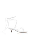 Proenza Schouler Slash Tie Leather Sandals In White