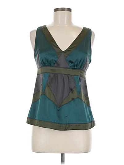 Pre-owned Proenza Schouler Sleeveless Blouse In Teal