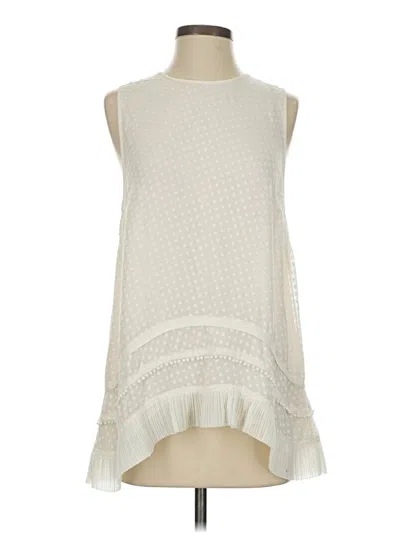 Pre-owned Proenza Schouler Sleeveless Blouse In White