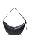 Proenza Schouler Slide Paneled Leather Shoulder Bag In Black