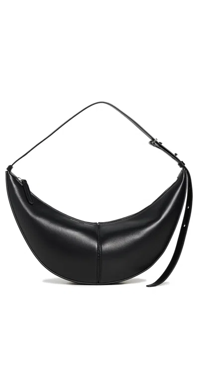 Proenza Schouler Slide Paneled Leather Shoulder Bag In Black