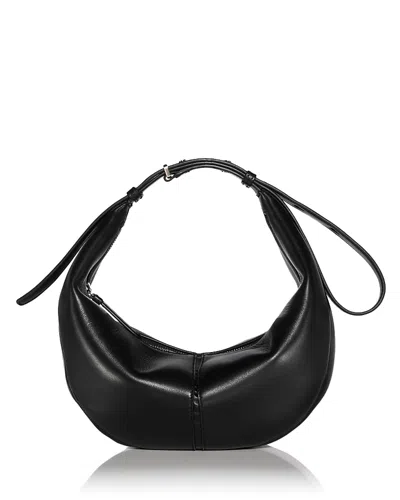 Proenza Schouler Slide Paneled Leather Shoulder Bag In Black