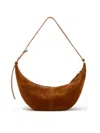 Proenza Schouler Slide Suede Shoulder Bag In Brown
