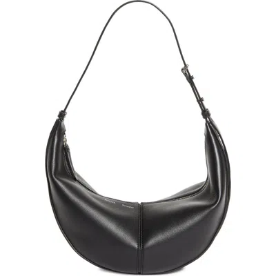 Proenza Schouler Slide Leather Hobo Bag In Black