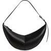 Proenza Schouler Slide Paneled Leather Shoulder Bag In Black