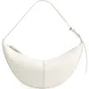 Proenza Schouler Slide Napa Leather Shoulder Bag In White