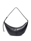 Proenza Schouler Slide Paneled Leather Shoulder Bag In Black