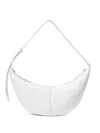 Proenza Schouler Slide Leather Shoulder Bag In 100 White