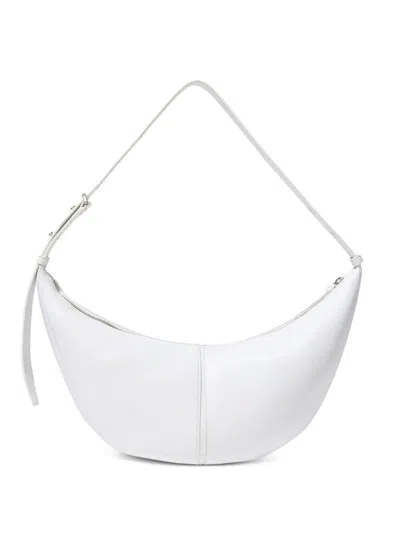 Proenza Schouler Slide Leather Shoulder Bag In White