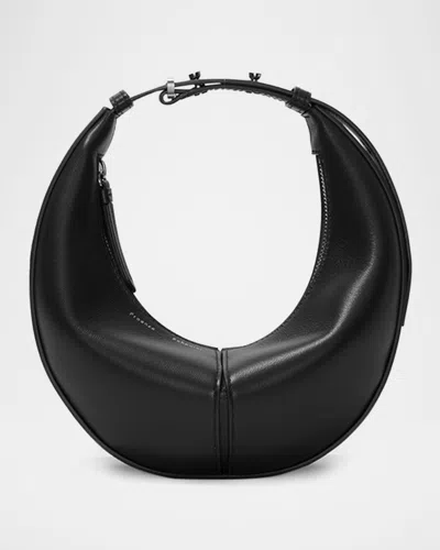 Proenza Schouler Slide Mini Napa Leather Shoulder Bag In Black