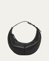 Proenza Schouler Slide Mini Paneled Leather Shoulder Bag In Black