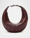 Proenza Schouler Slide Mini Napa Leather Shoulder Bag In Dark Red