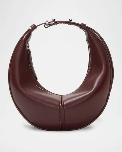 Proenza Schouler Slide Mini Napa Leather Shoulder Bag In Dark Red
