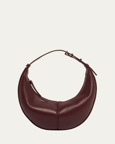 Proenza Schouler Slide Mini Napa Leather Shoulder Bag In Dark Red