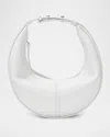 Proenza Schouler Slide Mini Napa Leather Shoulder Bag In White