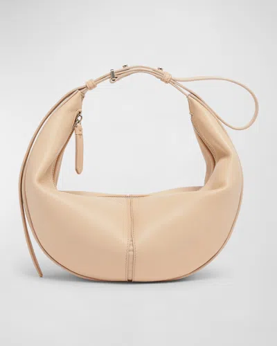 Proenza Schouler Slide Napa Leather Shoulder Bag In Beige