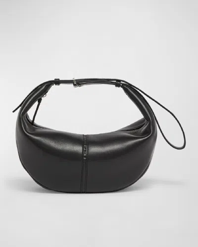 Proenza Schouler Slide Napa Leather Shoulder Bag In Black