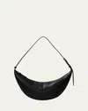 Proenza Schouler Slide Paneled Leather Shoulder Bag In Black