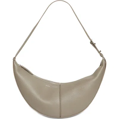 Proenza Schouler Slide Pebbled Leather Shoulder Bag In Gray