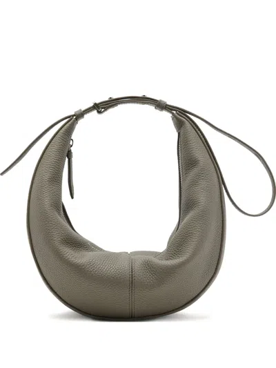 Proenza Schouler Slide Pebbled-leather Shoulder Bag In Green