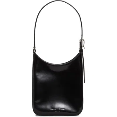Proenza Schouler Slope Leather Shoulder Bag In Black 001