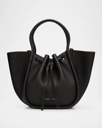 PROENZA SCHOULER SMALL RUCHED LEATHER TOTE BAG