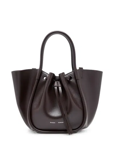 Proenza Schouler Small Ruched Tote In Blue