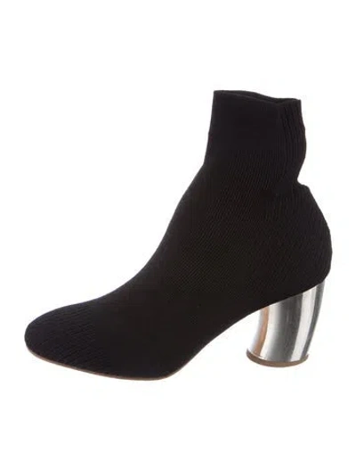 Pre-owned Proenza Schouler Sock Boots In Black