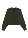 Proenza Schouler Sofia Buttoned Pocket Cardigan