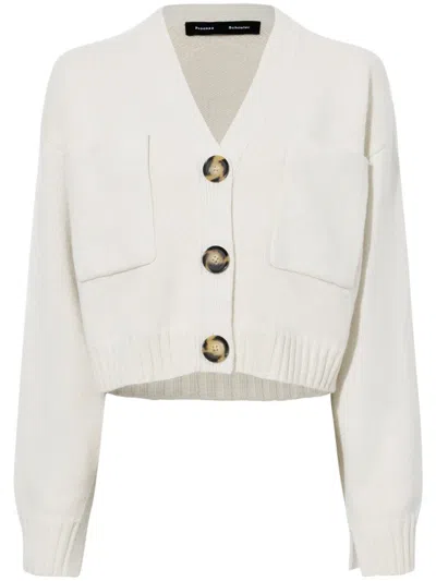 PROENZA SCHOULER SOFIA 羊绒羊毛混纺开衫