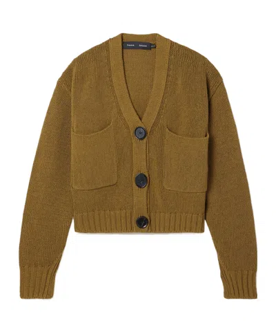 Proenza Schouler Sofia Long-sleeved Cardigan In Brown