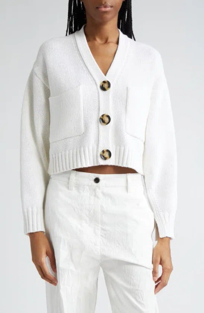 PROENZA SCHOULER SOFIA OVERSIZE CROP CARDIGAN