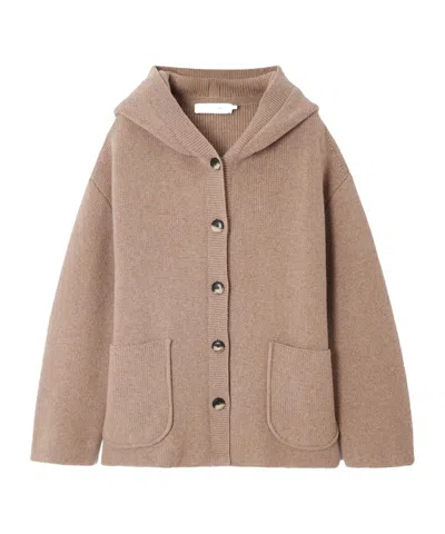 Proenza Schouler Solid Color Wool Cardigan In Neutral
