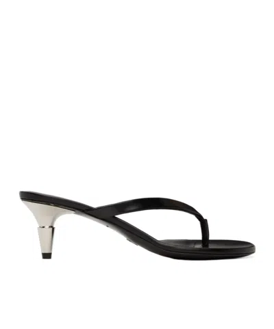 Proenza Schouler Spike Flip Flop Open Toe High Heeled Sandals In Black