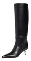 Proenza Schouler Spike Knee High Boots Black In Black