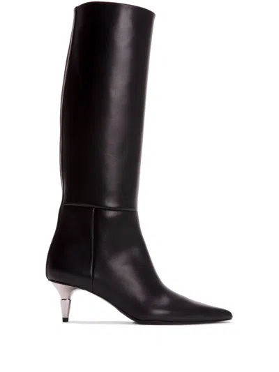 PROENZA SCHOULER SPIKE POINTED-TOE KNEE-HIGH BOOTS
