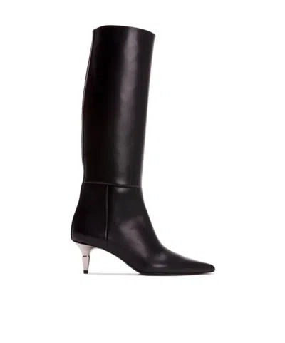 Proenza Schouler Spike Pointed-toe Knee-high Boots In Black