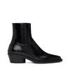 Proenza Schouler Bronco Leather Moto Booties In Black