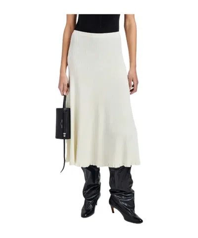 Proenza Schouler Stina Knitted Skirt In Animal Print