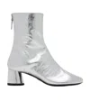 PROENZA SCHOULER STITCHING DESIGN HIGH-HEELED SHORT BOOTS