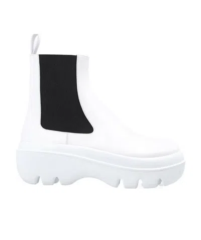 Proenza Schouler Storm Chelsea Boots In White