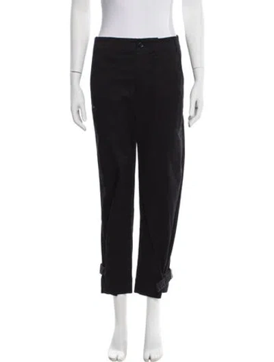 Pre-owned Proenza Schouler Straight Leg Pants In Black