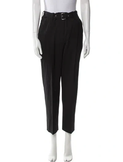 Pre-owned Proenza Schouler Straight Leg Pants In Black