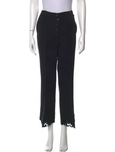Pre-owned Proenza Schouler Straight Leg Pants In Black