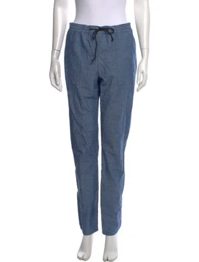 Pre-owned Proenza Schouler Straight Leg Pants In Blue