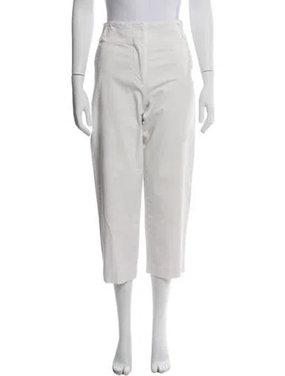 Pre-owned Proenza Schouler Straight Leg Pants In White